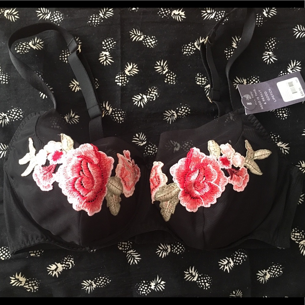 Floral Balconette Bra - Lane Bryant